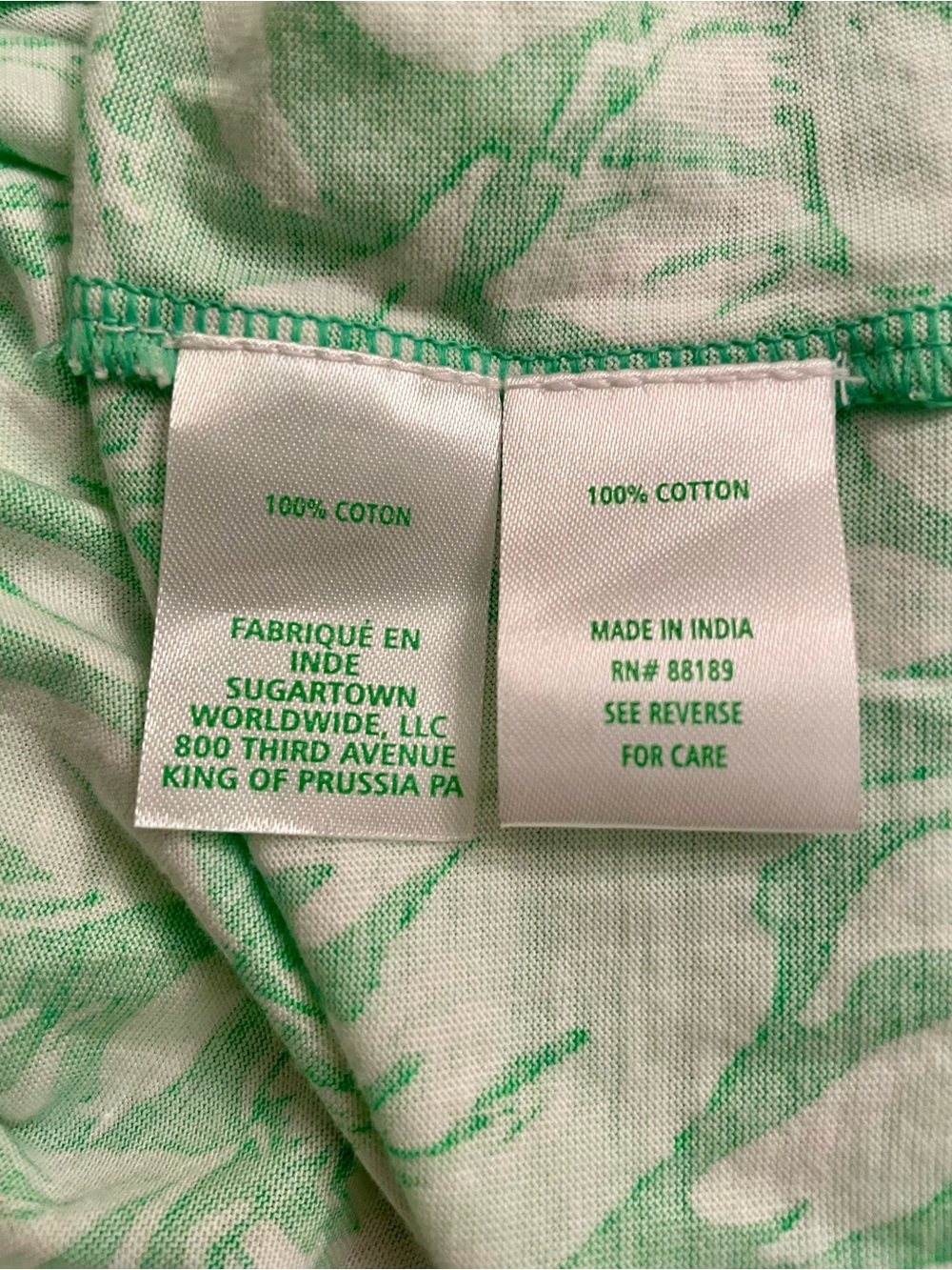 Lilly Pulitzer Riegan Fauna Green Tulip to Tango Cotton Sleeveless Dress Size XL - Picture 7 of 8